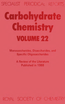 Carbohydrate Chemistry Carbohydrate Chemistry