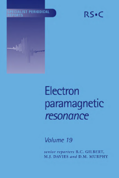 Electron Paramagnetic Resonance Electron Paramagnetic Resonance