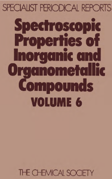 Spectroscopic Properties of Inorganic and Organometallic Compounds Spectroscopic Properties of Inorganic and Organometallic Compounds