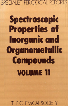 Spectroscopic Properties of Inorganic and Organometallic Compounds Spectroscopic Properties of Inorganic and Organometallic Compounds