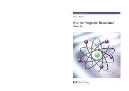 Nuclear Magnetic Resonance Nuclear Magnetic Resonance
