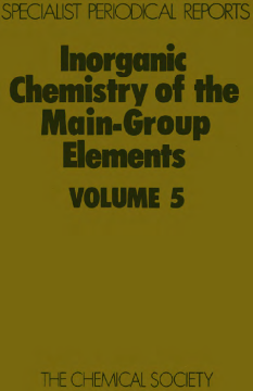Inorganic Chemistry of the Main-Group Elements Inorganic Chemistry of the Main-Group Elements