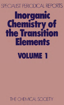 Inorganic Chemistry of the Transition Elements Inorganic Chemistry of the Transition Elements
