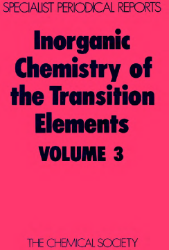 Inorganic Chemistry of the Transition Elements Inorganic Chemistry of the Transition Elements