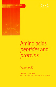 Amino Acids, Peptides and Proteins Amino Acids, Peptides and Proteins