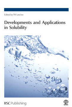 Developments and Applications in Solubility Developments and Applications in Solubility