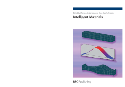 Intelligent Materials Intelligent Materials