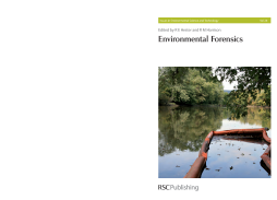 Environmental Forensics Environmental Forensics