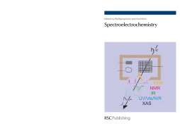 Spectroelectrochemistry Spectroelectrochemistry
