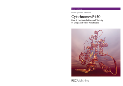 Cytochromes P450 Cytochromes P450