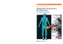 Biomimetic Nanoceramics in Clinical Use Biomimetic Nanoceramics in Clinical Use