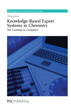 Knowledge-Based Expert Systems in Chemistry Knowledge-Based Expert Systems in Chemistry