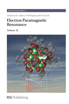 Electron Paramagnetic Resonance Electron Paramagnetic Resonance