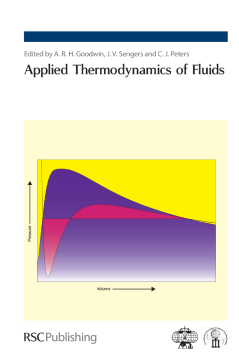 Applied Thermodynamics of Fluids Applied Thermodynamics of Fluids