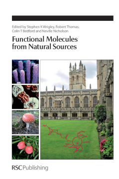 Functional Molecules from Natural Sources Functional Molecules from Natural Sources