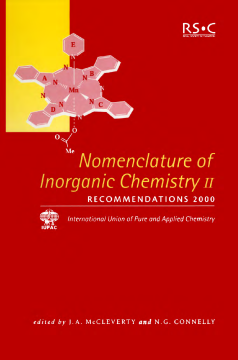 Nomenclature of Inorganic Chemistry II Nomenclature of Inorganic Chemistry II