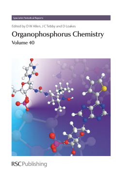 Organophosphorus Chemistry Organophosphorus Chemistry
