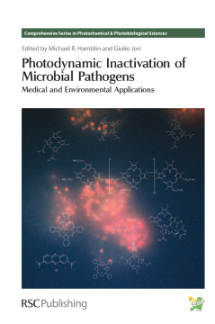 Photodynamic Inactivation of Microbial Pathogens Photodynamic Inactivation of Microbial Pathogens