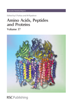 Amino Acids, Peptides and Proteins Amino Acids, Peptides and Proteins