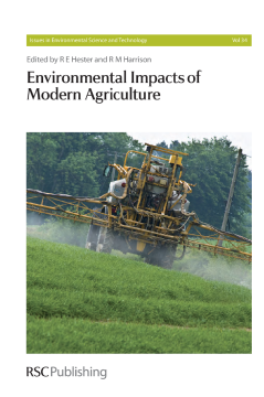 Environmental Impacts of Modern Agriculture Environmental Impacts of Modern Agriculture