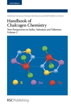 Handbook of Chalcogen Chemistry Handbook of Chalcogen Chemistry