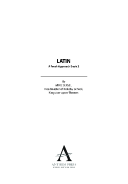 Latin: A Fresh Approach Book 2 Latin: A Fresh Approach Book 2