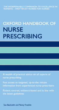 Oxford Handbook of Nurse Prescribing Oxford Handbook of Nurse Prescribing