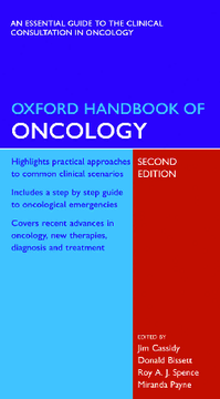 Oxford Handbook of Oncology Oxford Handbook of Oncology