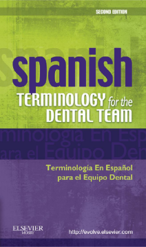 Spanish Terminology for the Dental Team - E-Book