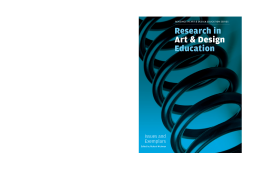Research in Art and Design Education Research in Art and Design Education