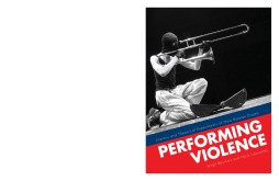 Performing Violence Performing Violence