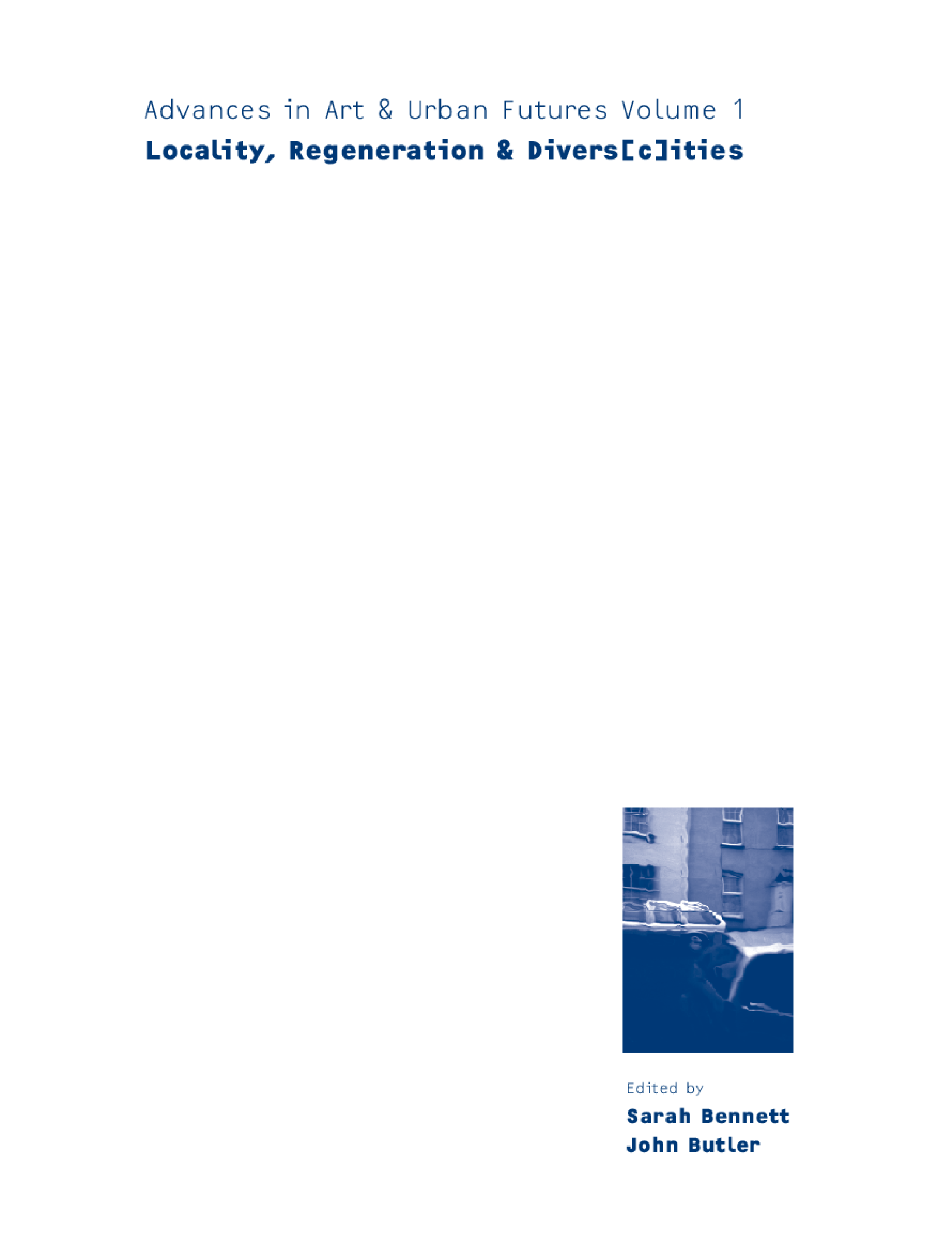 Locality, Regeneration & Divers[c]ities