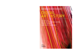 Digital Art History Digital Art History
