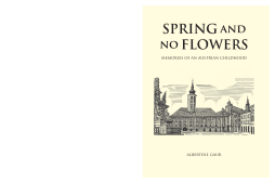 Spring and No Flowers Spring and No Flowers