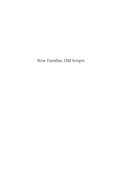 New Families, Old Scripts New Families, Old Scripts