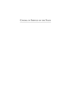Cinema in Service of the State Cinema in Service of the State