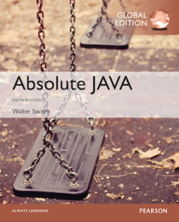 Absolute Java, Global Edition Absolute Java, Global Edition