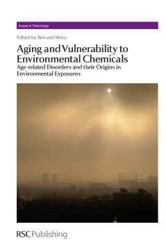 Aging and Vulnerability to Environmental Chemicals