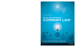 Smith & Keenan's Company Law, 17th edition Smith & Keenan's Company Law, 17th edition