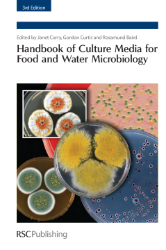 Handbook of Culture Media for Food and Water Microbiology Handbook of Culture Media for Food and Water Microbiology