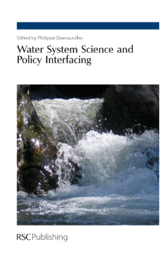 Water System Science and Policy Interfacing Water System Science and Policy Interfacing