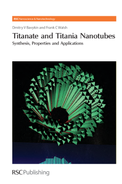 Titanate and Titania Nanotubes Titanate and Titania Nanotubes