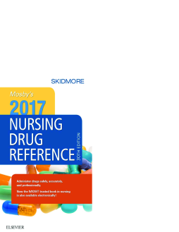 Mosby's 2017 Nursing Drug Reference - E-Book Mosby's 2017 Nursing Drug Reference - E-Book