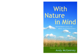With Nature in Mind With Nature in Mind