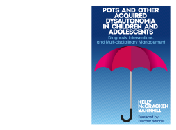 POTS and Other Acquired Dysautonomia in Children and Adolescents