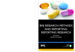 BMJ Research Methods and Reporting: Reporting research