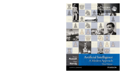 Artificial Intelligence: A Modern Approach, Global Edition Artificial Intelligence: A Modern Approach, Global Edition