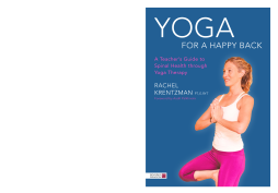 Yoga for a Happy Back Yoga for a Happy Back
