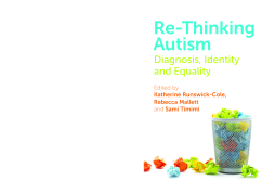 Re-Thinking Autism