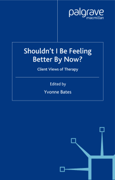 Shouldn't I Be Feeling Better By Now? Shouldn't I Be Feeling Better By Now?